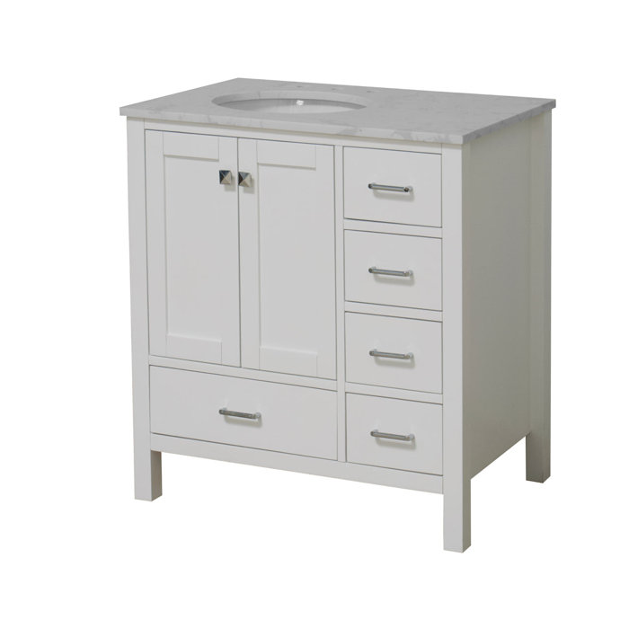 Joss & Main Matias 36'' Free Standing Single Bathroom Vanity with Top